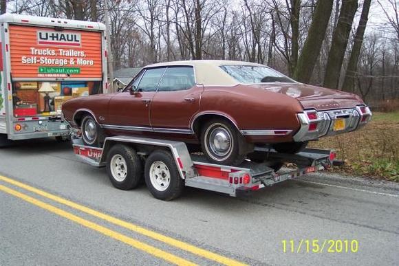 1971 Cutlass going to my garage