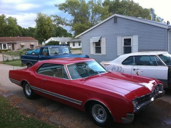 My Daily Driver (68 F100) - My Red Starfire - My dads old OLDS