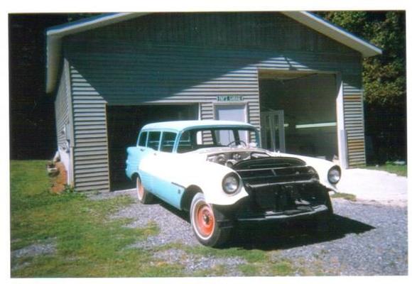 Starting to look like 56 Olds wagon