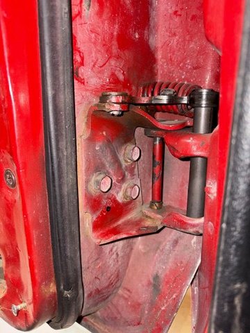 So looking at Driver side door. I decided that placing the Location Hole where the black dot is marked should work.