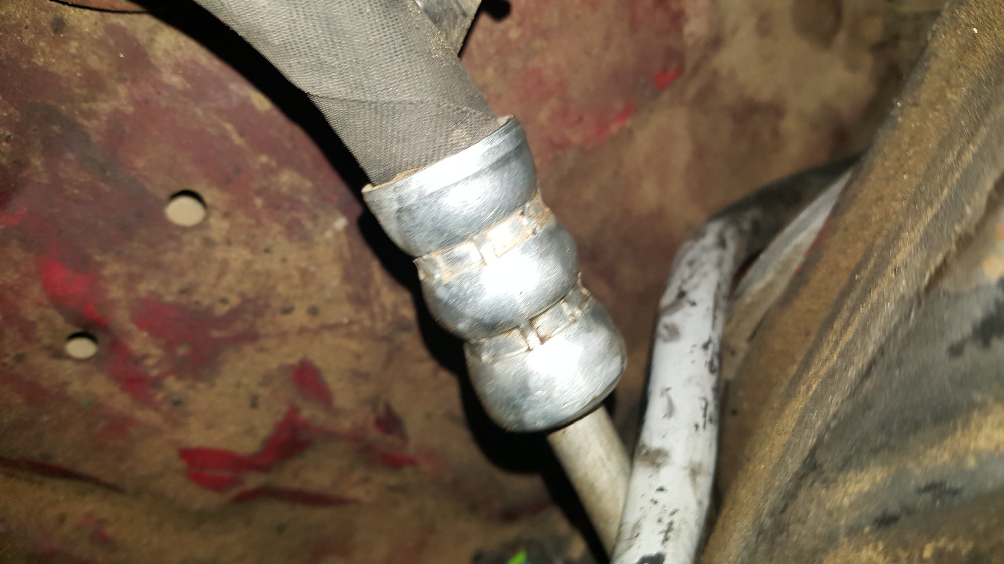 Power Steering Pump High Pressure Line Removal - DodgeForum.com