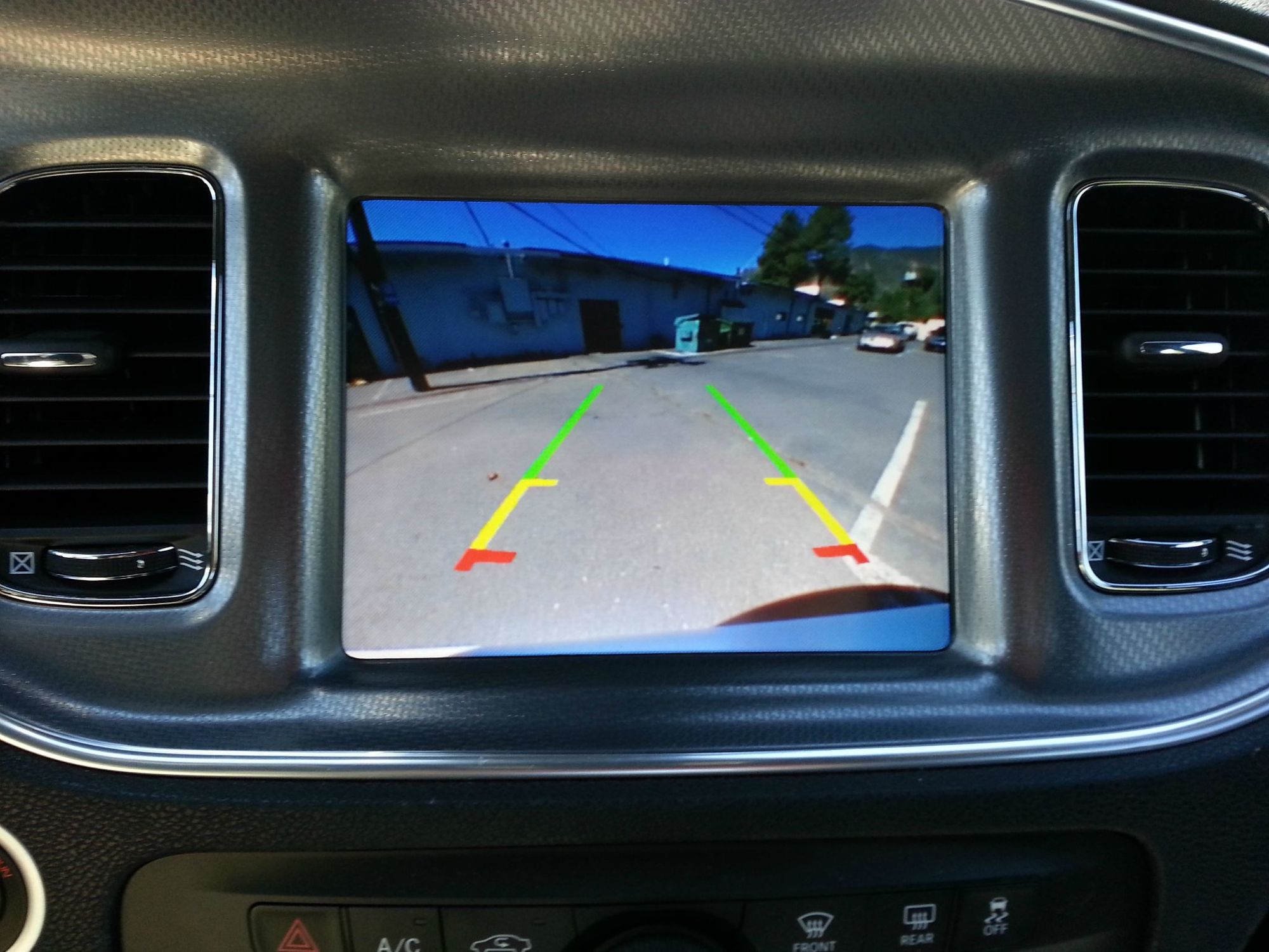 2014 Charger crooked backup camera