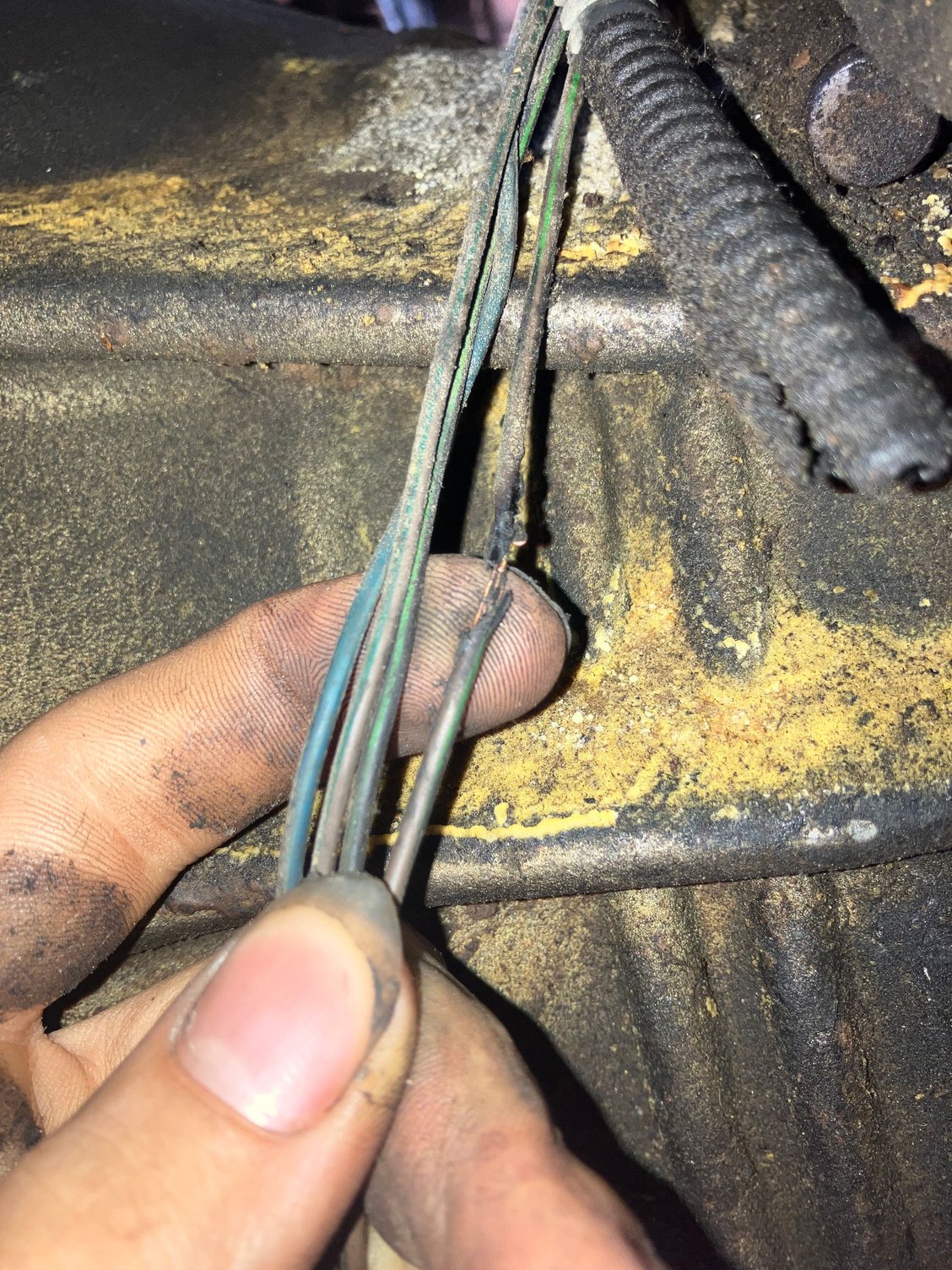 Bad wire that was fixed 