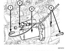 #4 are starter mount bolts