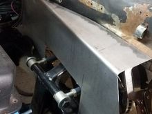 Installed. Its only clamped on the inside edge. Ill add some tabs on the bottom too. Fits nice. 