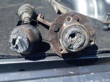 Hub and axle