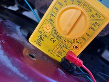 This is how I have my meter set up, I am getting 00.3 on reading testing pin 7 and negative wire to coil 