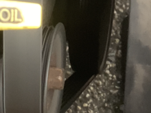 It’s behind the pulley