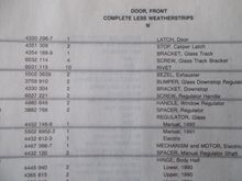 Part numbers