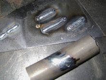 Tig practice. Bad picture, but Im getting better at the fusion welds. Adding rod is still like wizardry to me. 