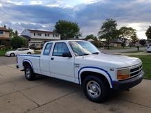 Here she is ready for the bed and fender flares to be Herculined!