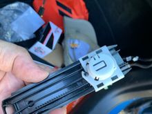 Glove box door spring other side.