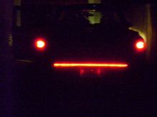 Red LED for the license plate bulbs and a fire and ice led bar for the tailgate