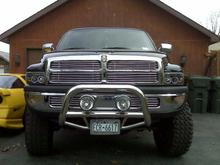 stainless inserts light and bullbar