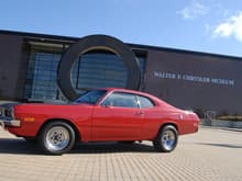 1972 Dodge Demon 340 at the Chrysler Museum