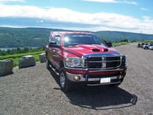 Taken at Bully Hill Vineyards, Hammondsport, NY - Looking east over Keuka Lake.