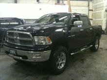 Finished at the shop - new lift and tires.