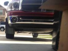 Aero mods.  Front splitter, eng belly panel, and front wheel fairings.
