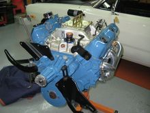 Motor finished up and just adding the extras. 318 bored 30 over, KB flat top pistons to bring the compression up, ported and polished 360 LA heads and a mild cam upgrade. Oh, and nice block hugger shorty headers