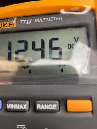 Voltage on the new circuit. 