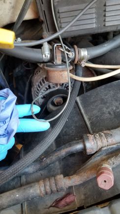 mystery wire under hood of 94 B350