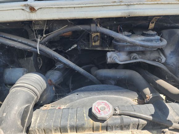 Our first look at the engine bay