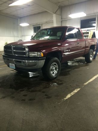 Cleaned her up at my work