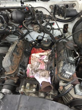 This motor needed some cleaning up