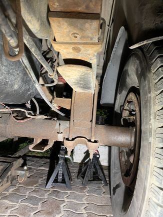 I measured the “blocks” and got a total of 5 inches. I don’t know if that’s how you measure a lift. I am ignorant in that subject.