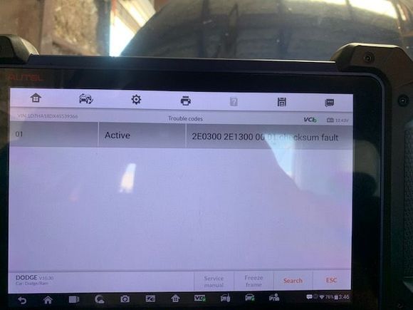 HVAC code [HARD CODE, can't clear]
