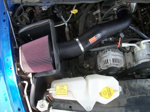 K&amp;N 63 Series Intake Top View