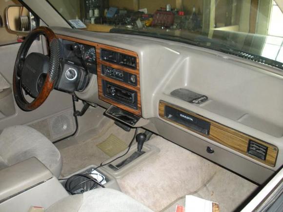 Interior before transmission swap