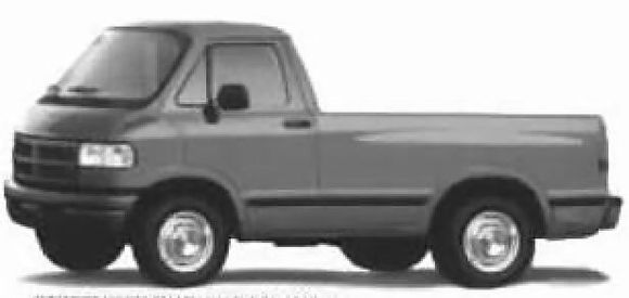 Concept Ram Van converted to a Dodge A100 Pickup