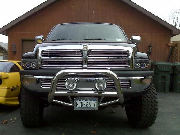 stainless inserts light and bullbar