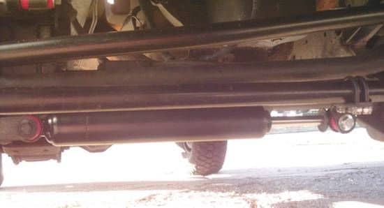 Stabilizer re installed on the 1 ton conversion.