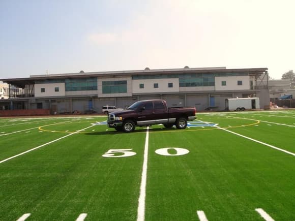 my truck on my latest Field