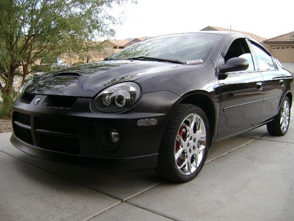 Side shot with the 17" wheels chromed