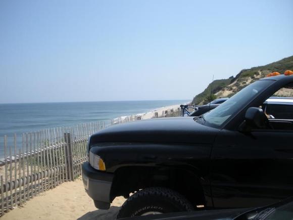 at the beach in wellfleet ma