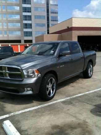 Front view w/ new wheels &amp; tires
