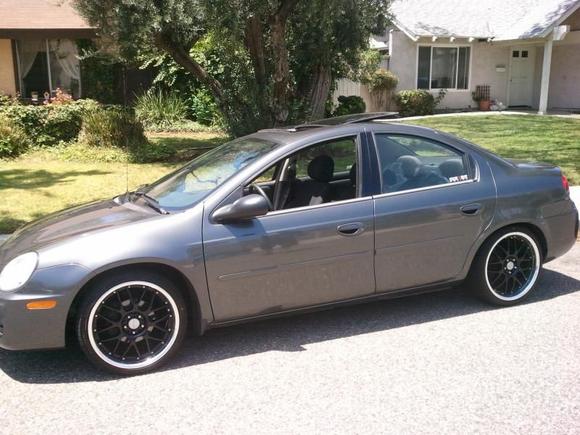 New rims and tires put on