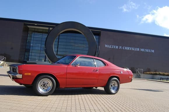 1972 Dodge Demon 340 at the Chrysler Museum