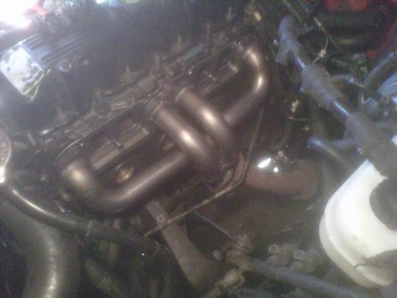 Headers installed w/o intake