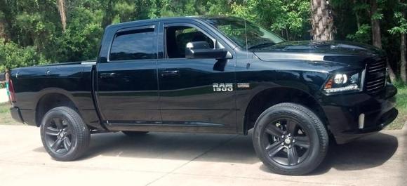 stock tires w/ plasti dip