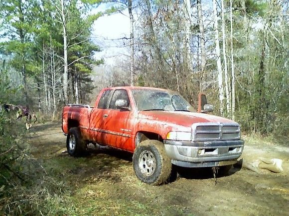 after gettin a little mud on the tires