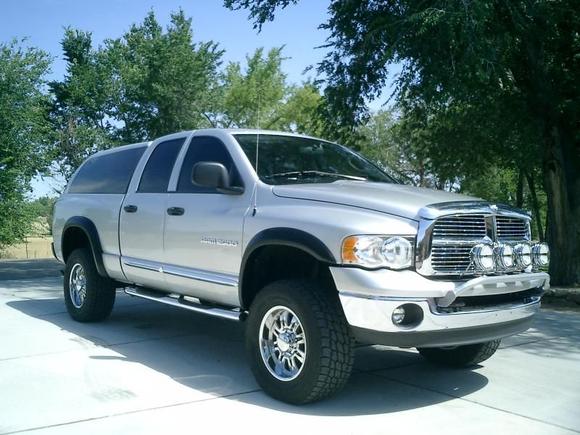 2004 Dodge Ram 2500 Quad Cab 4x4 Randy Ellis Design Light Bar with KC Offroad Lights, and Bushwacker flares.