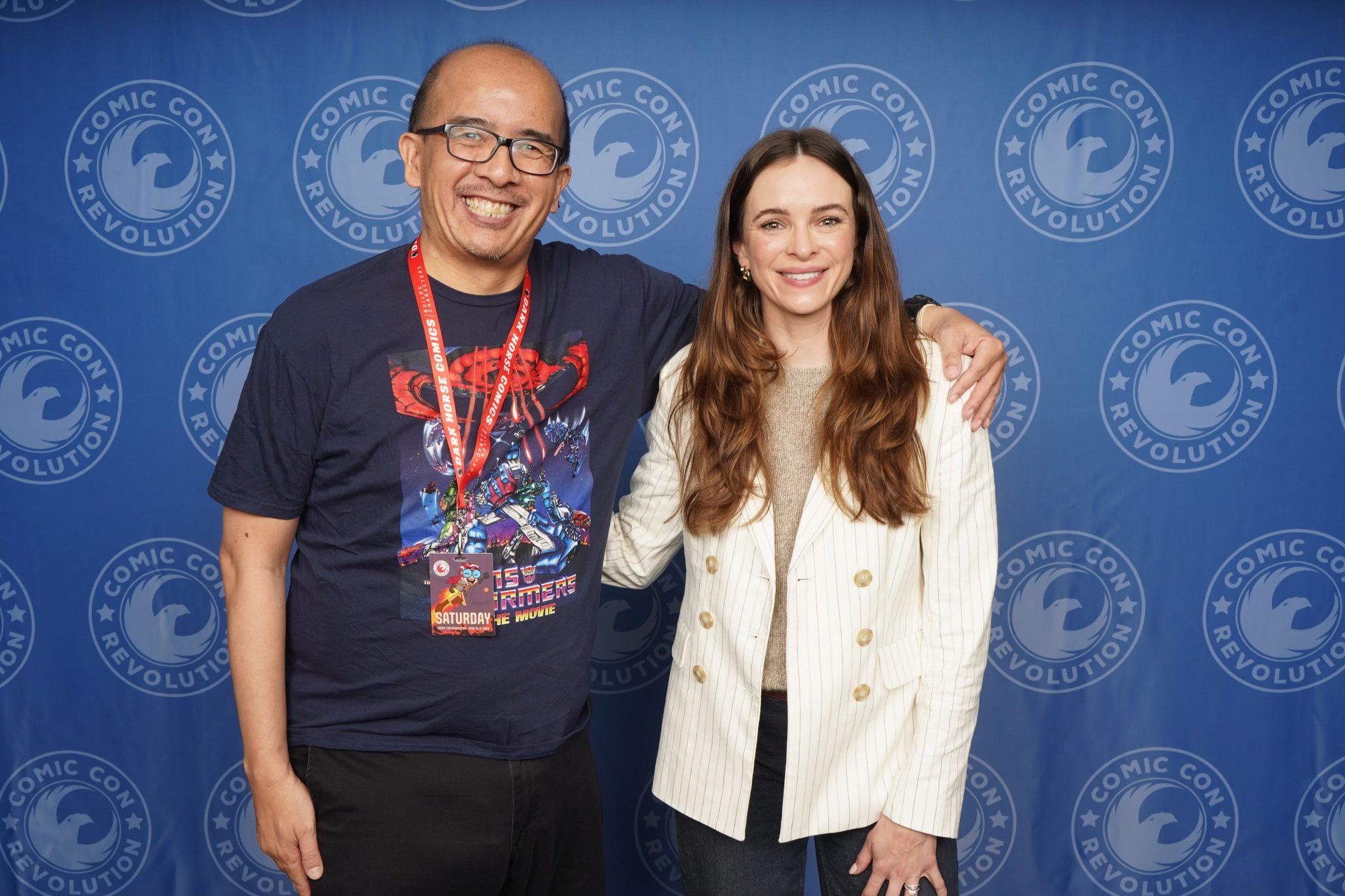 Me with Danielle Panabaker 