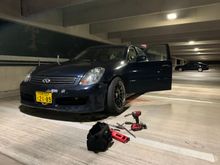 Problem with owning a drift car in an apartment is that when its raining you gotta find somewhere to work on it. 