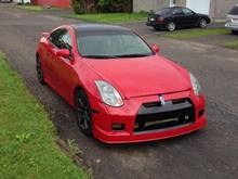 infiniti g35 , red , gtr body kit                        #g35#redcar#monbb#bodykit#gtrstyle#34#infiniti#car#passion#flash#sun#love2ride