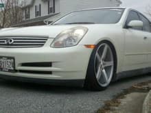 G35 Vossen CV3 wheels 4&quot; drop