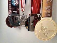 My running medals